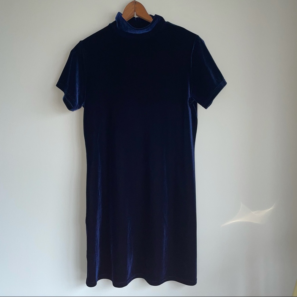 VINTAGE Jacqueline Ferrar Sapphire velvet dress 10
